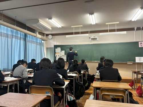 学校訪問の様子